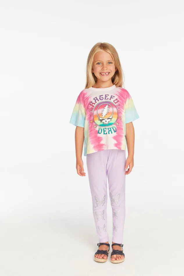 WomensKids Music Chaser Brand Grateful Dead Tie Dye Steal Your Face Tee