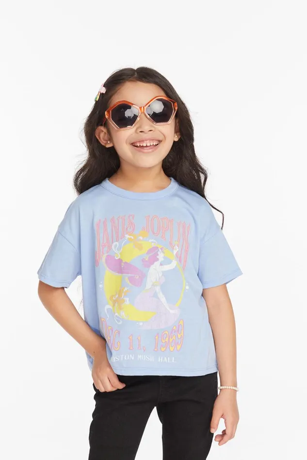 WomensKids Music Chaser Brand Janis Joplin Boston Music Hall Girls Tee