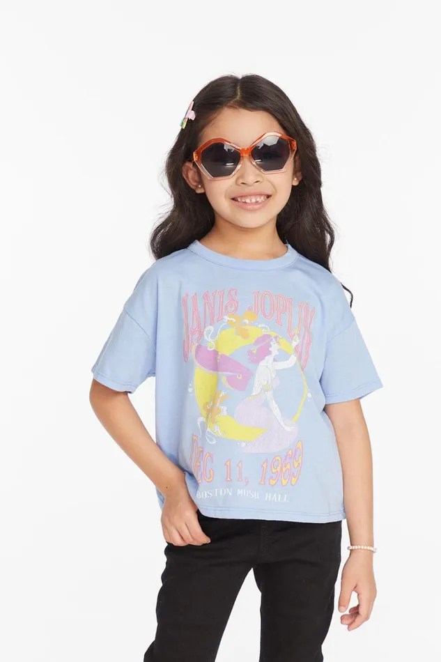 WomensKids Music Chaser Brand Janis Joplin Boston Music Hall Girls Tee
