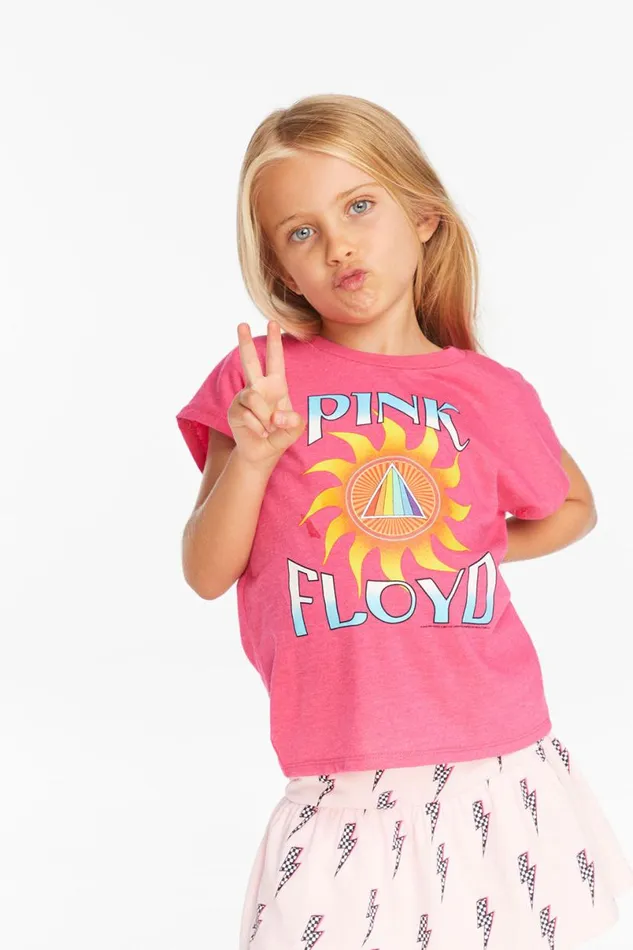 WomensKids Music Chaser Brand Pink Floyd Prism Sun Girls Tee