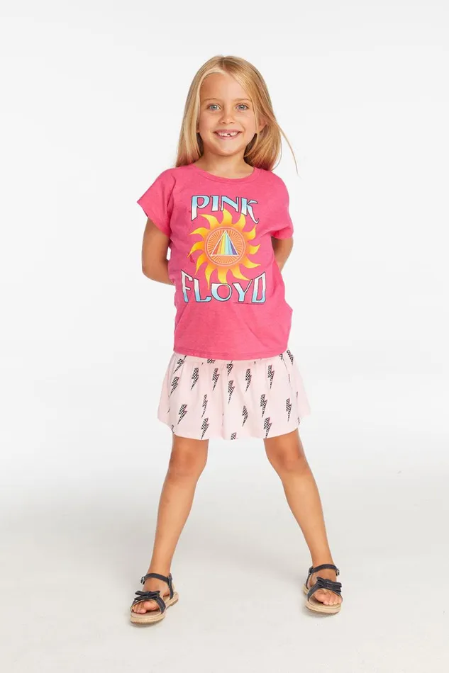 WomensKids Music Chaser Brand Pink Floyd Prism Sun Girls Tee