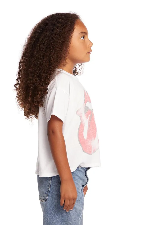 WomensKids Music Chaser Brand Rolling Stones Classic Logo Girls Tee
