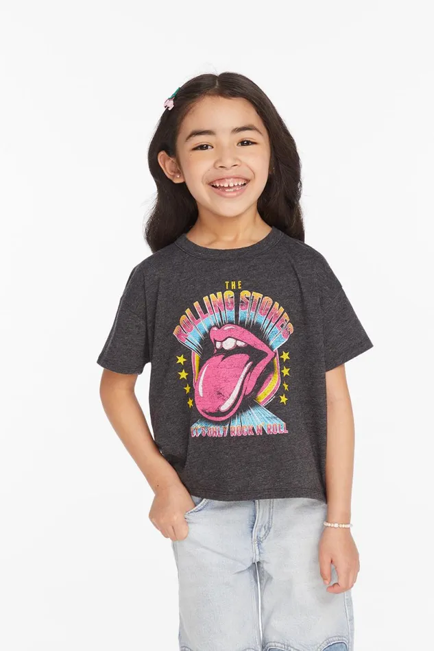 WomensKids Music Chaser Brand Rolling Stones Its Only Rock N039 Roll Girls Tee