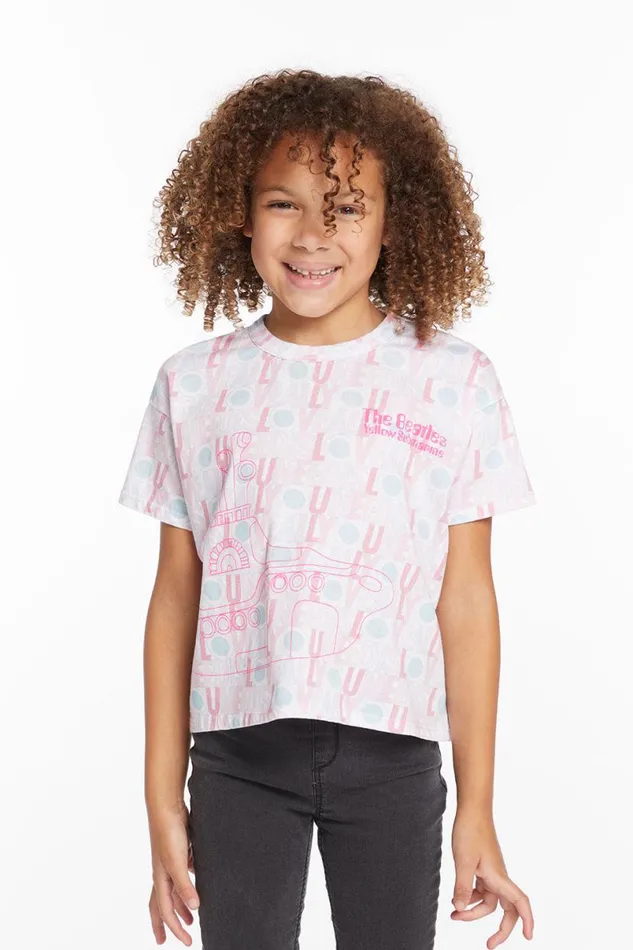 WomensKids Music Chaser Brand The Beatles All You Need Is Love Girls Tee