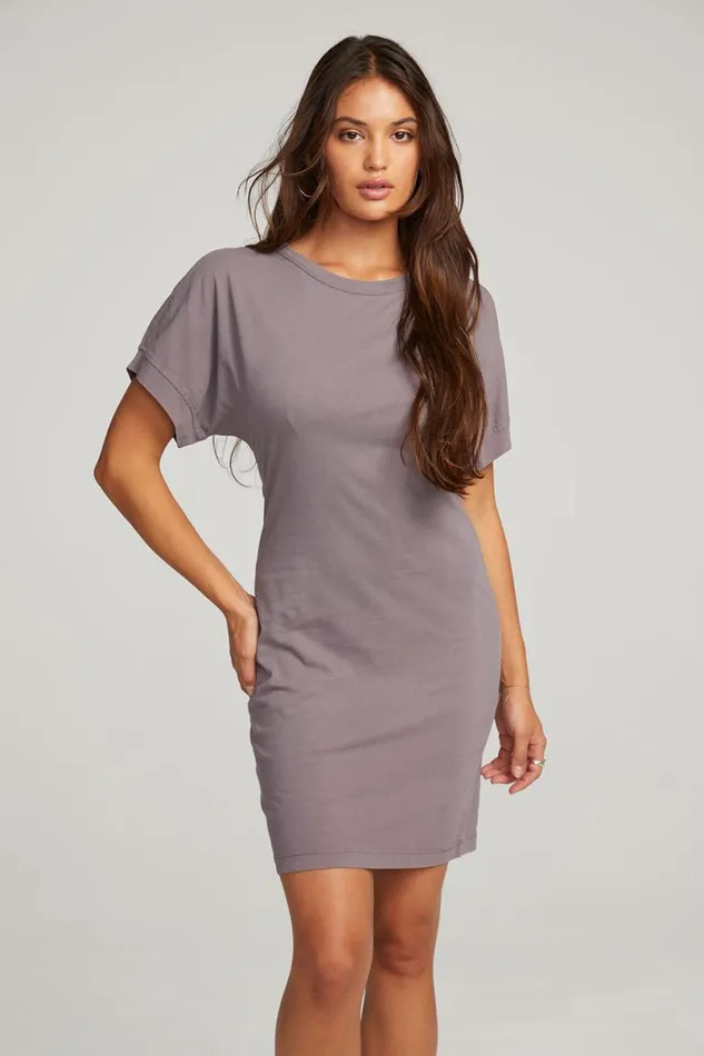 Womens Loungewear Chaser Brand Saloon Purple Sage Mini Dress