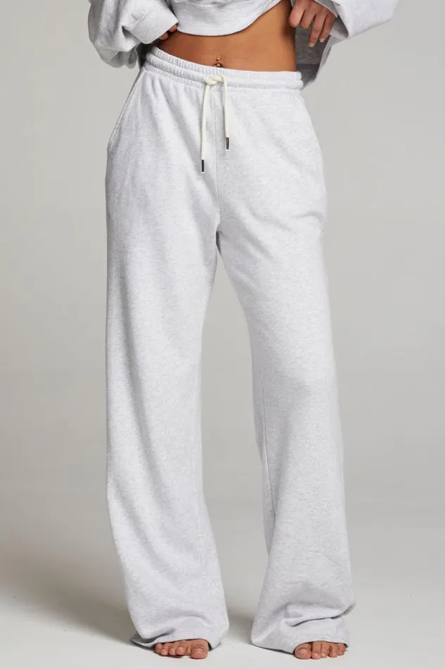 Womens Loungewear Chaser Brand Sandyy Light Grey Trousers