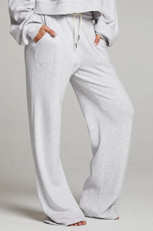 Womens Loungewear Chaser Brand Sandyy Light Grey Trousers