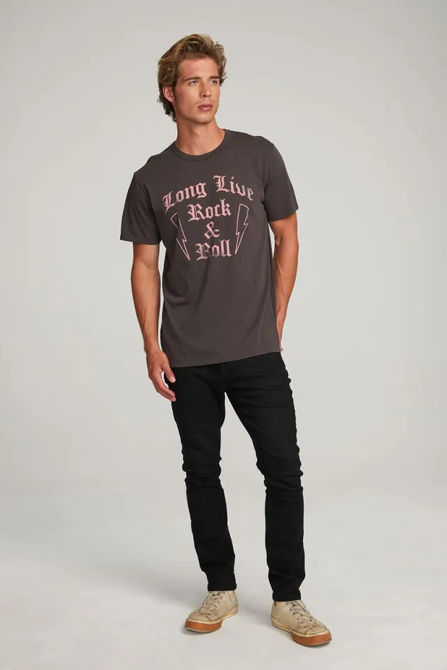 WomensMens Music Chaser Brand Long Live Rock Mens Tee