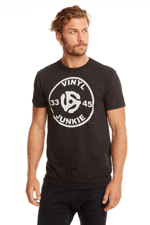 WomensMens Music Chaser Brand Vinyl Junkie