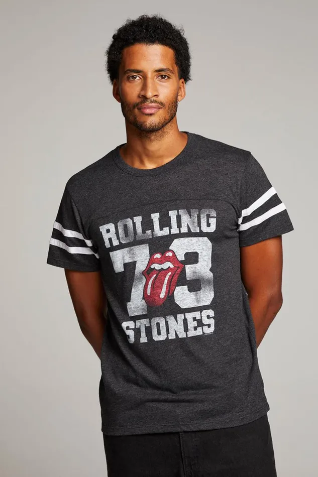 Womens Music Chaser Brand Rolling Stones Logo 1973 Mens Tee