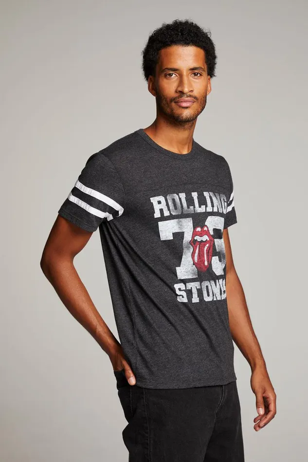 Womens Music Chaser Brand Rolling Stones Logo 1973 Mens Tee