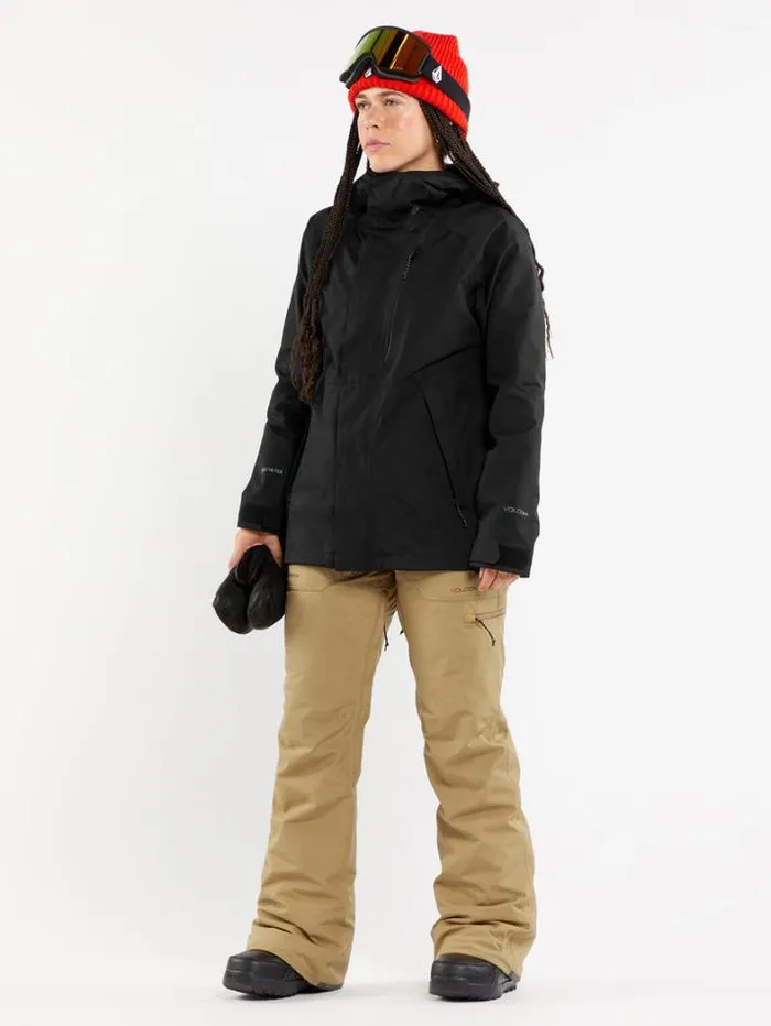 Womens Pants Volcom Knox Ins GoreTex Pants 8211 Dark Khaki