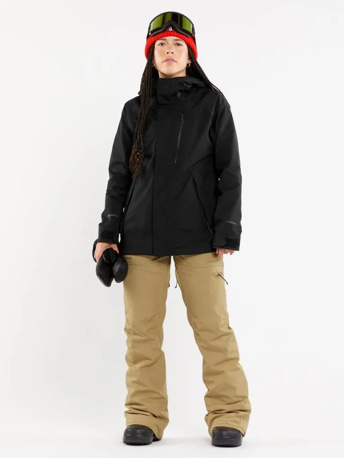 Womens Pants Volcom Knox Ins GoreTex Pants 8211 Dark Khaki