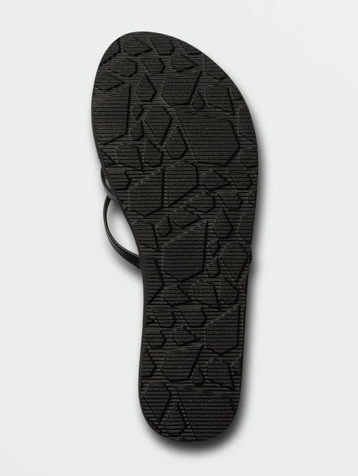 Womens Sandals Volcom New School II Sandals 8211 Black Out