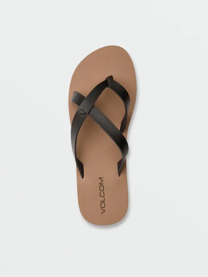 Womens Sandals Volcom Stone 2 Step Sandals 8211 Black
