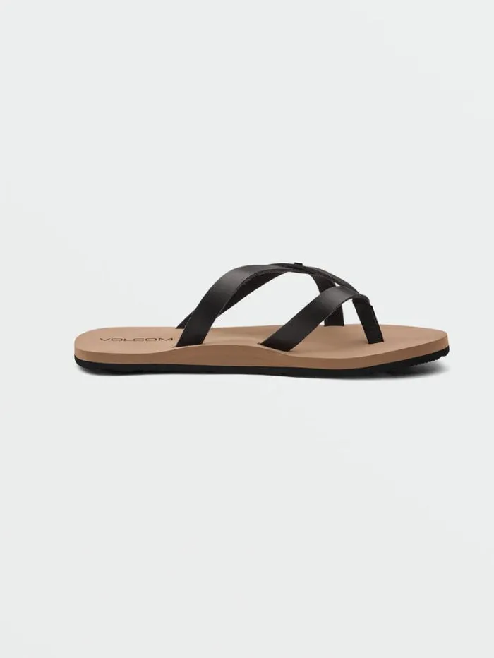 Womens Sandals Volcom Stone 2 Step Sandals 8211 Black
