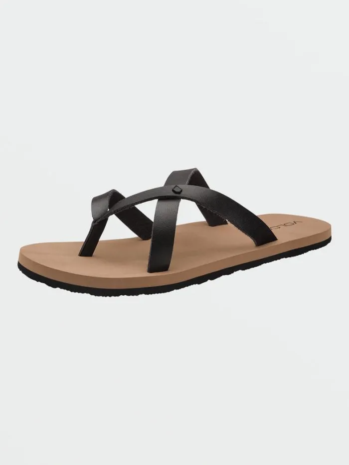 Womens Sandals Volcom Stone 2 Step Sandals 8211 Black