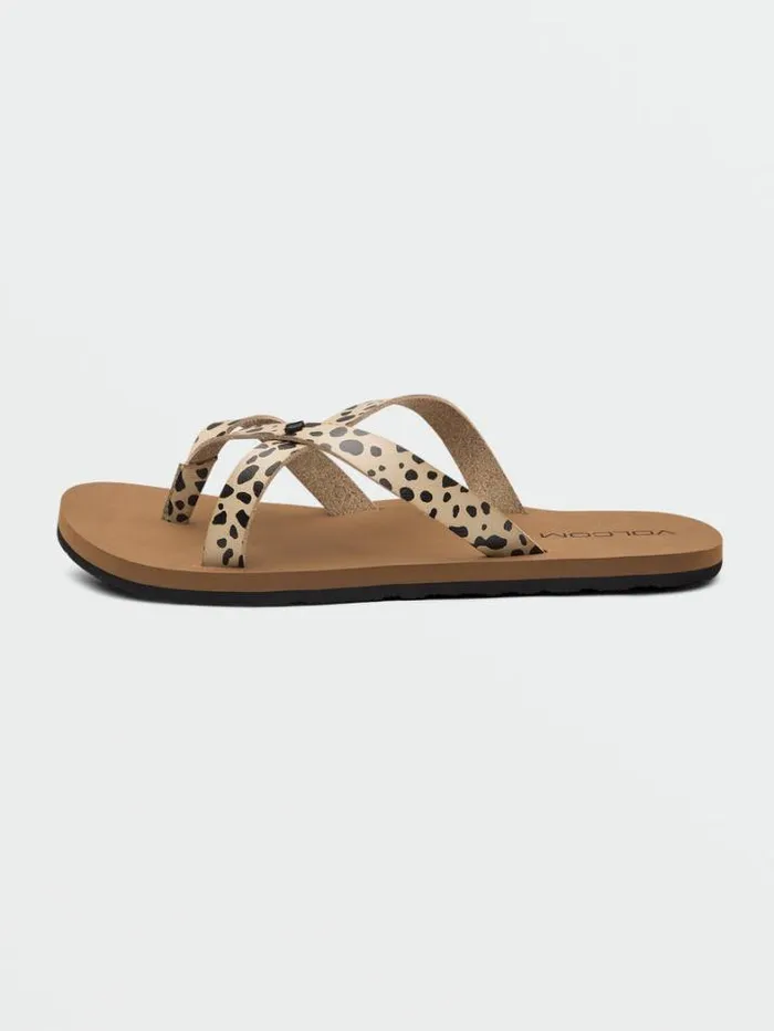 Womens Sandals Volcom Stone 2 Step Sandals 8211 Leopard