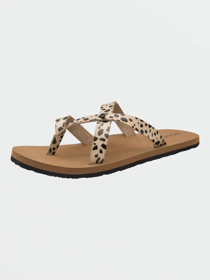 Womens Sandals Volcom Stone 2 Step Sandals 8211 Leopard