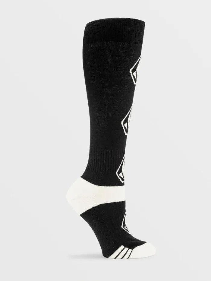 Womens Socks Volcom Sherwood Socks 8211 Black