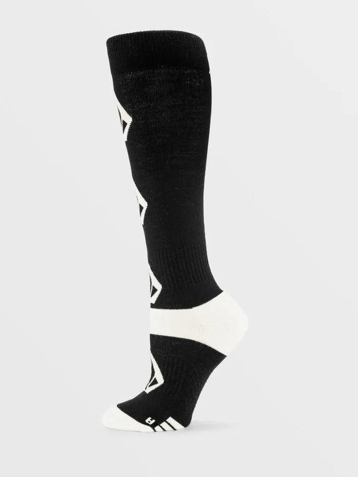 Womens Socks Volcom Sherwood Socks 8211 Black