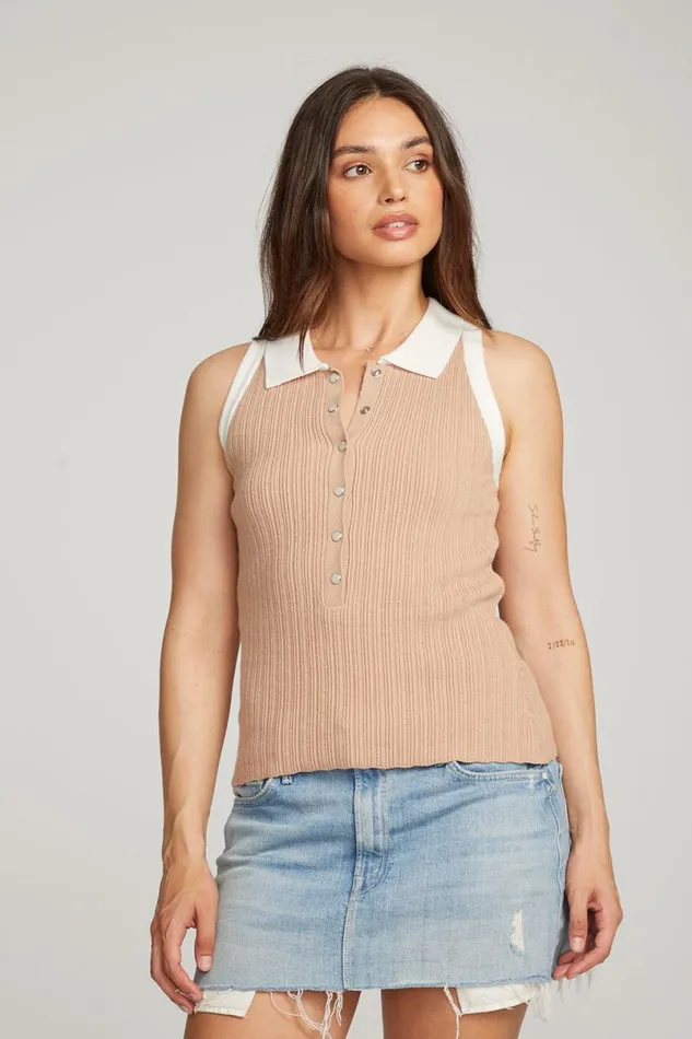 Womens Tops Chaser Brand Alice Portabella Tank