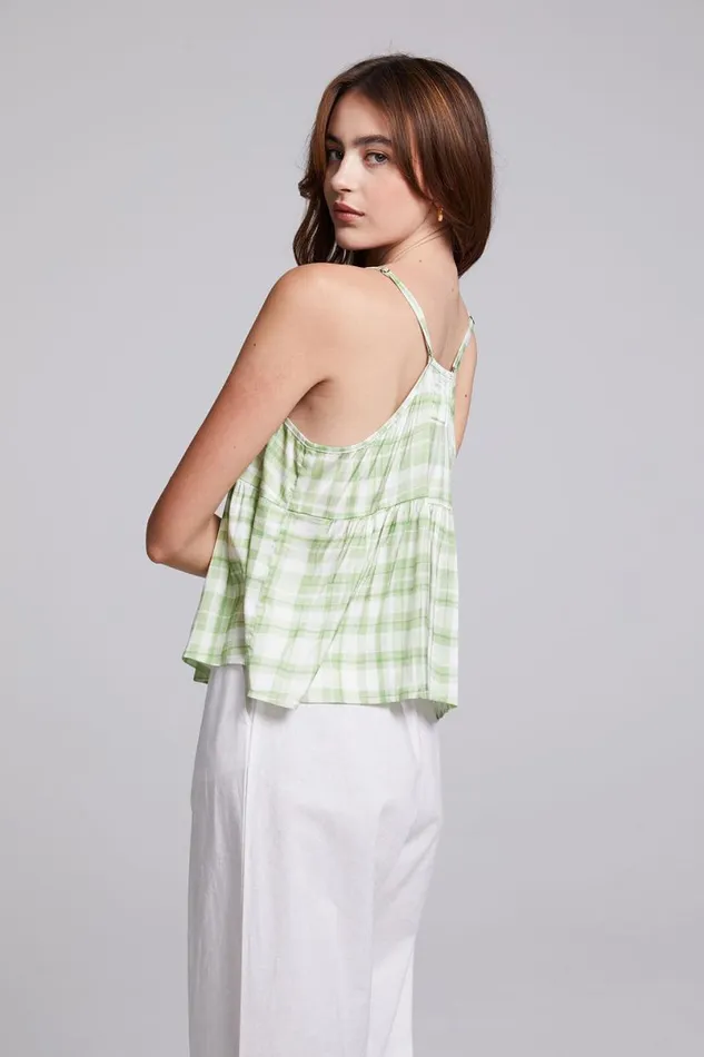 Womens Tops Chaser Brand Bellini Pistachio Blouse