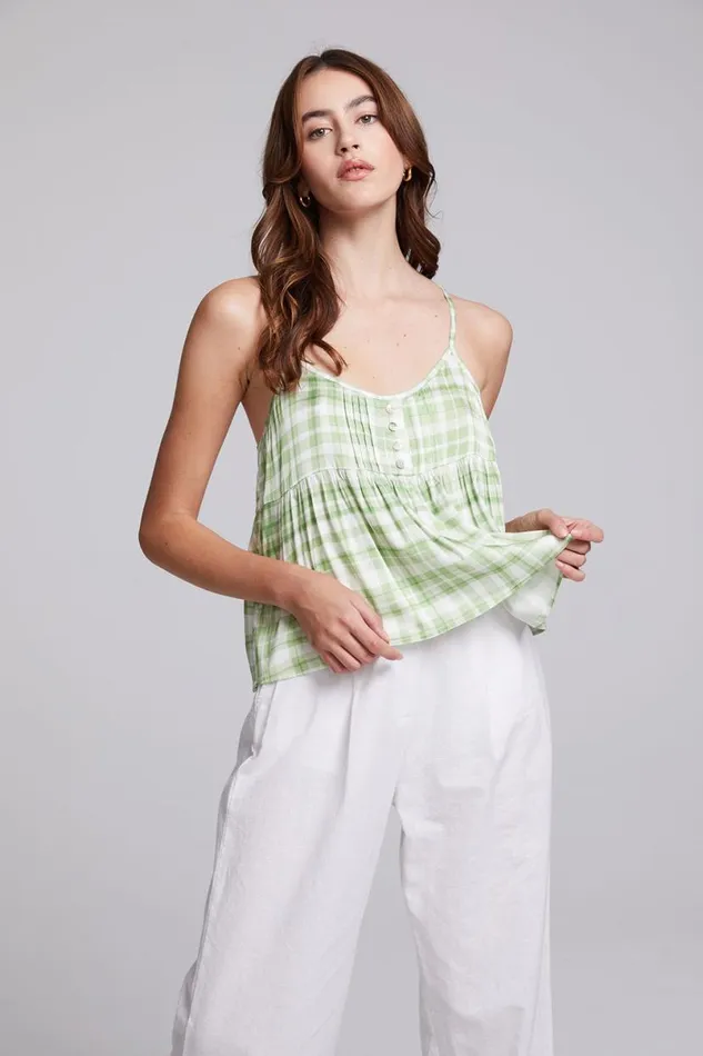 Womens Tops Chaser Brand Bellini Pistachio Blouse