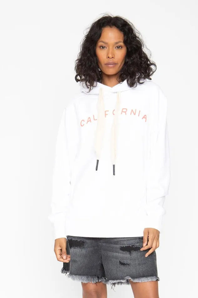 Womens Tops Chaser Brand California Oversized Pullover Hoodie