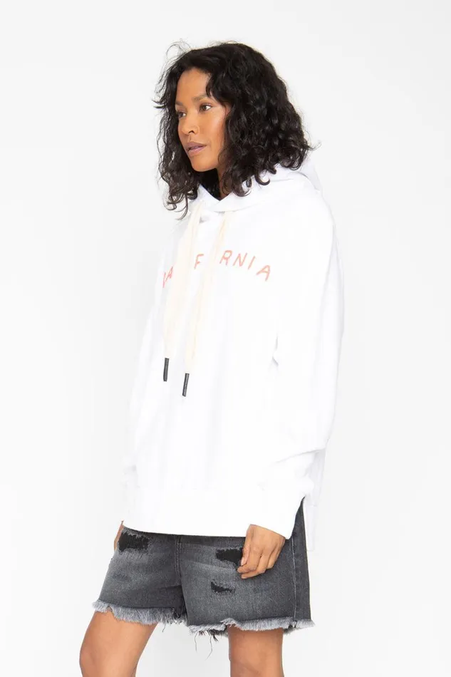 Womens Tops Chaser Brand California Oversized Pullover Hoodie