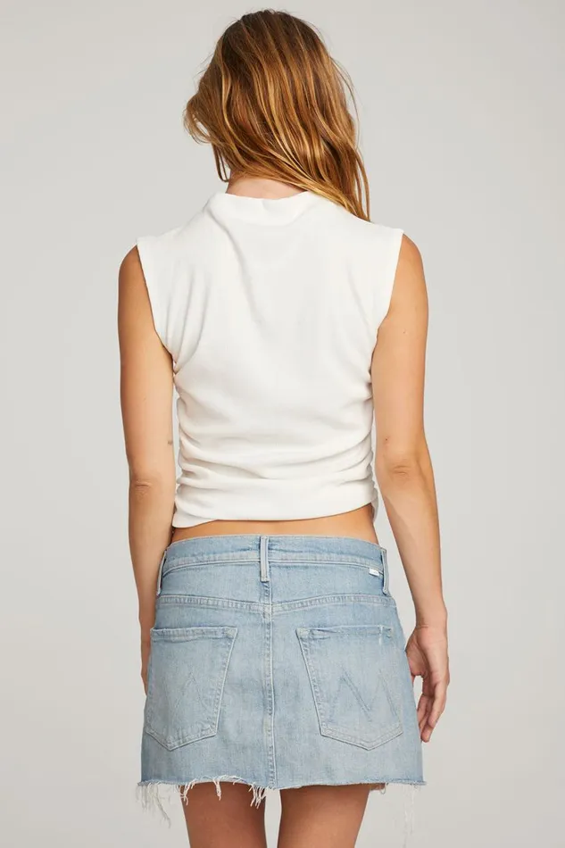 Womens Tops Chaser Brand Haileyy White Tank Top