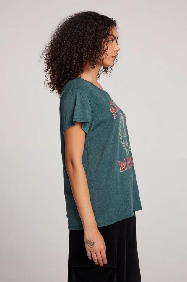 Womens Tops Chaser Brand Merrier With A Martini Tee
