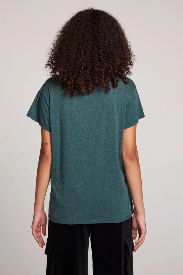 Womens Tops Chaser Brand Merrier With A Martini Tee