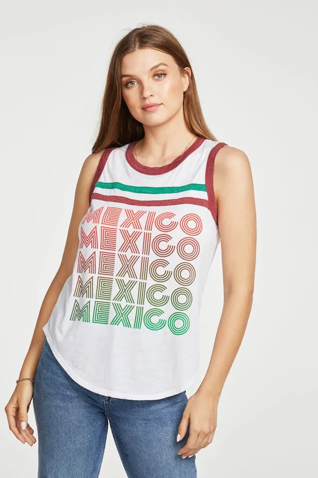 Womens Tops Chaser Brand Mexico Tank