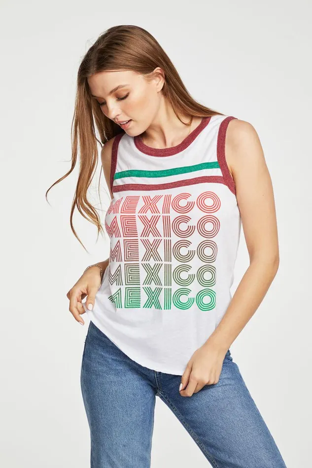 Womens Tops Chaser Brand Mexico Tank