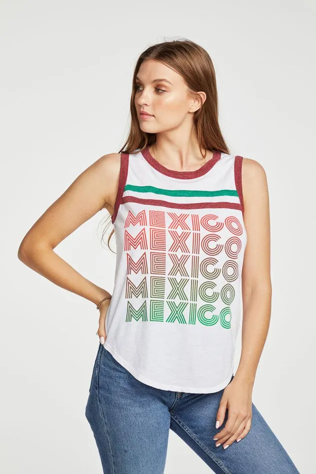Womens Tops Chaser Brand Mexico Tank
