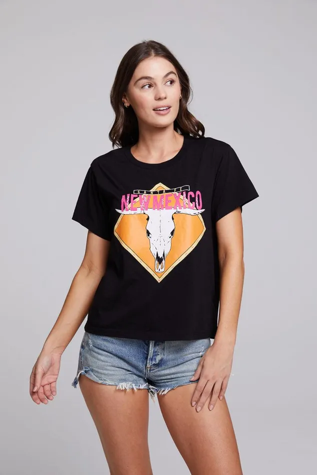Womens Tops Chaser Brand Santa Fe Crew Neck Tee