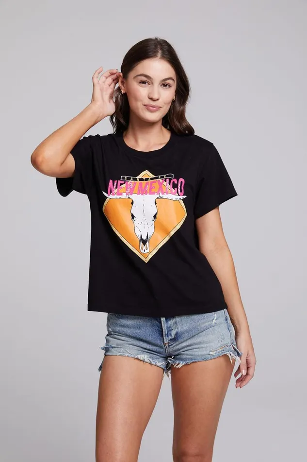 Womens Tops Chaser Brand Santa Fe Crew Neck Tee