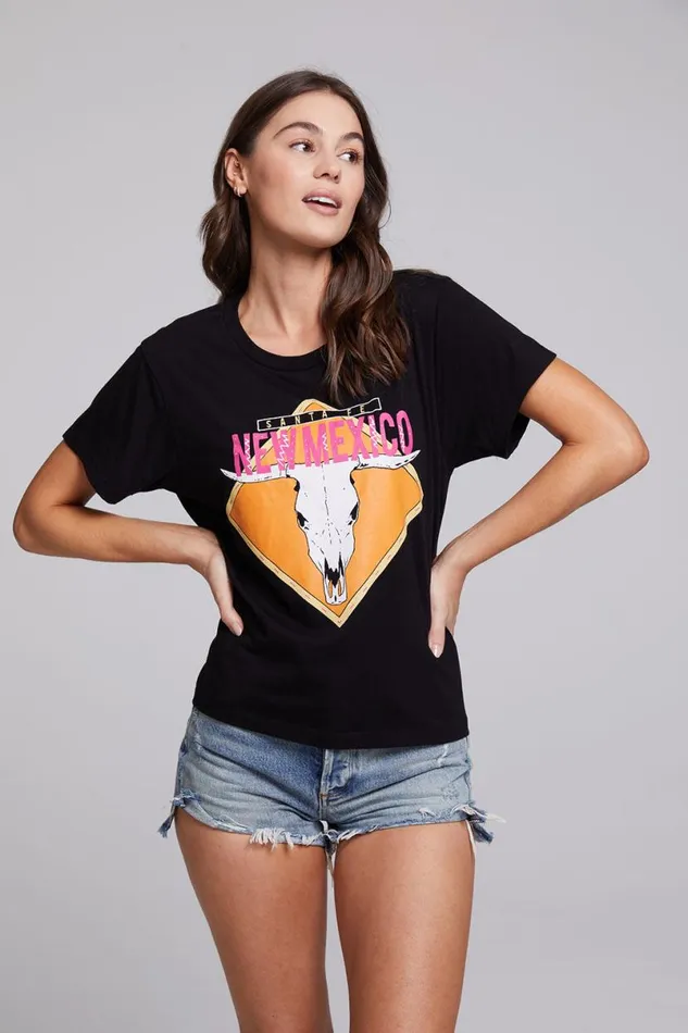 Womens Tops Chaser Brand Santa Fe Crew Neck Tee