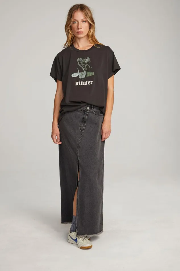 Womens Tops Chaser Brand Sinner Tee