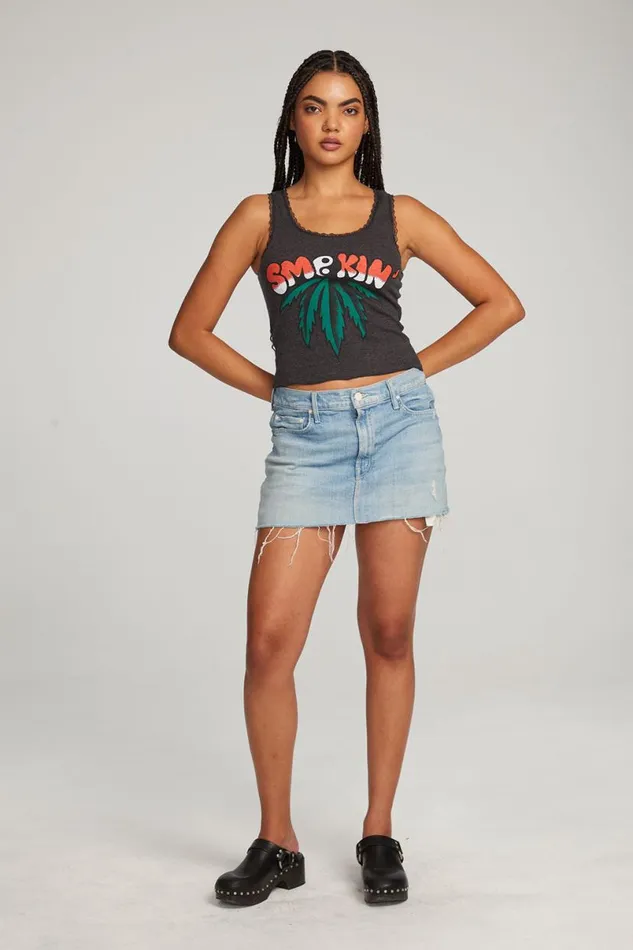 Womens Tops Chaser Brand Smokin039 Tank Top