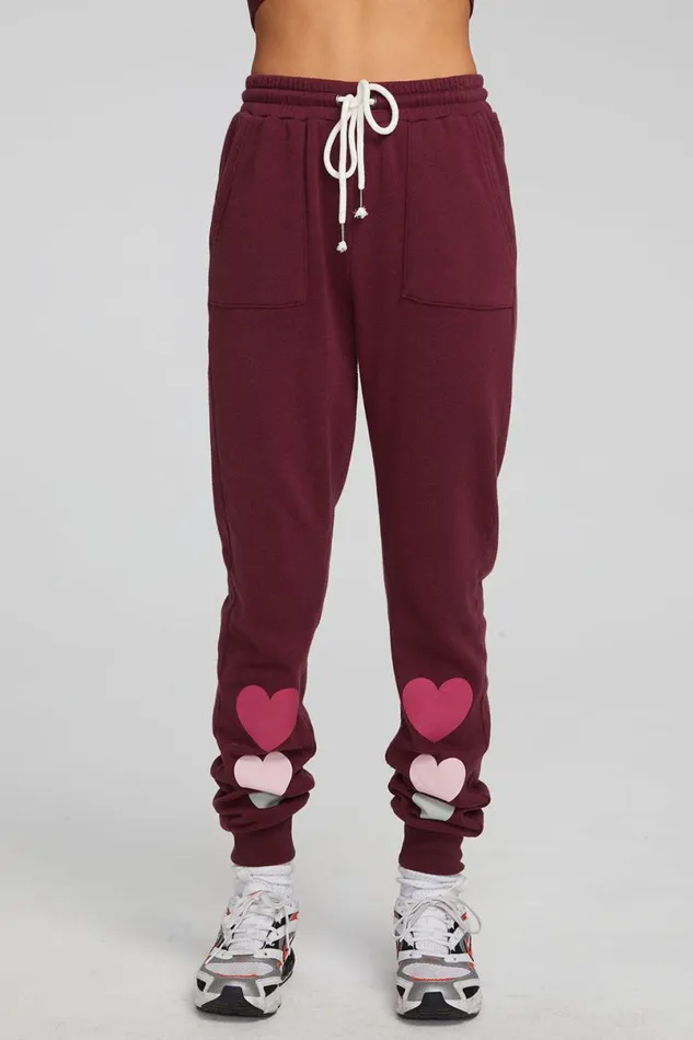 Womens Tops Chaser Brand Snow Heart Pants