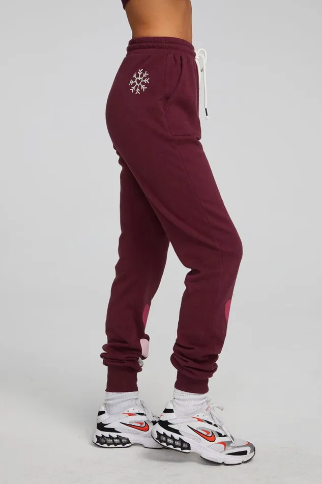 Womens Tops Chaser Brand Snow Heart Pants