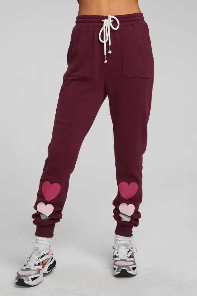Womens Tops Chaser Brand Snow Heart Pants