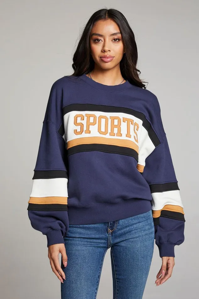 Womens Tops Chaser Brand Sports Pullover