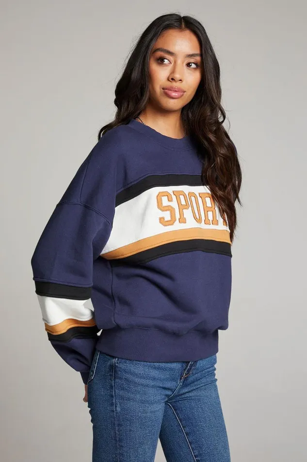 Womens Tops Chaser Brand Sports Pullover