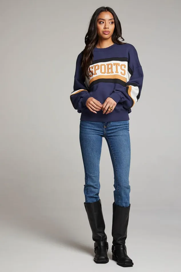 Womens Tops Chaser Brand Sports Pullover