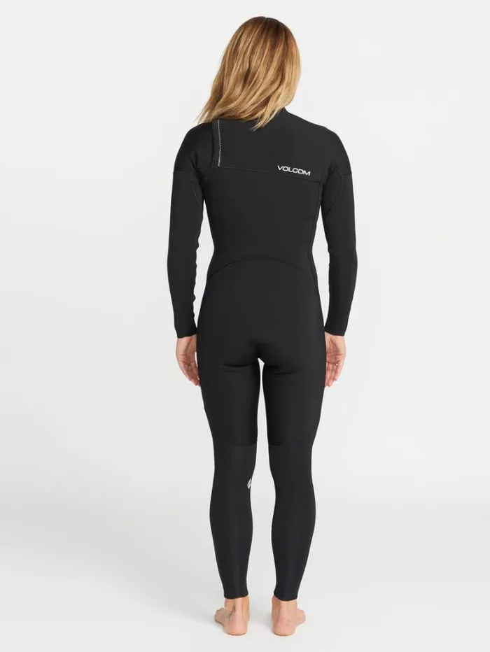 Womens Wetsuits Volcom Modulator 32mm Long Sleeve Chest Zip Fullsuit 8211 Black