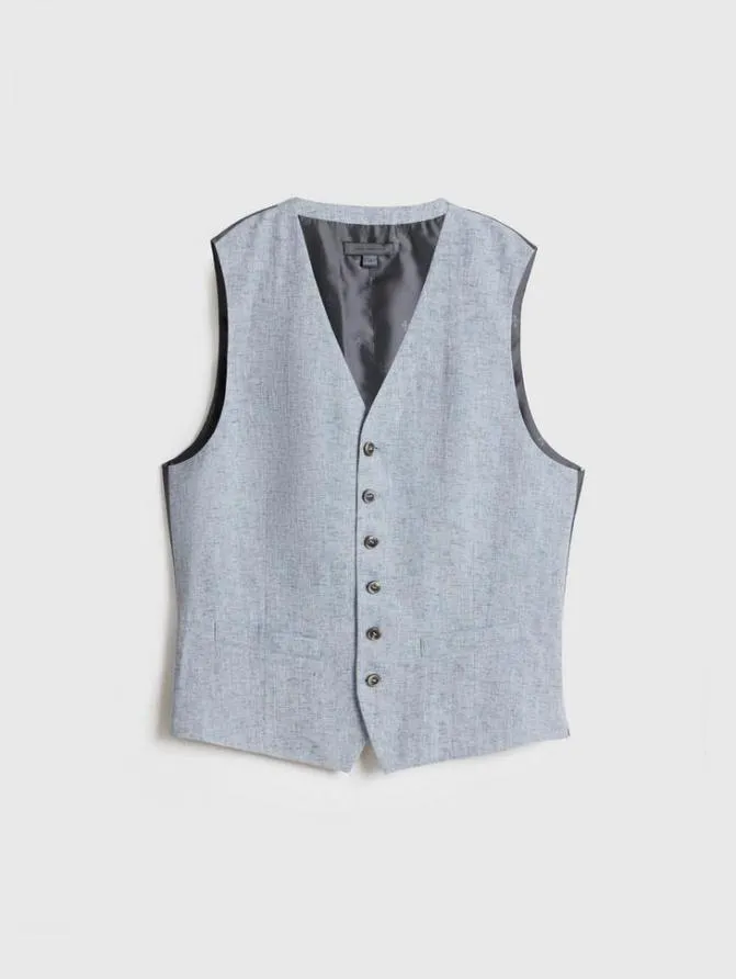 WOOSTER VEST Dusted Blue Clothing John Varvatos TShirts