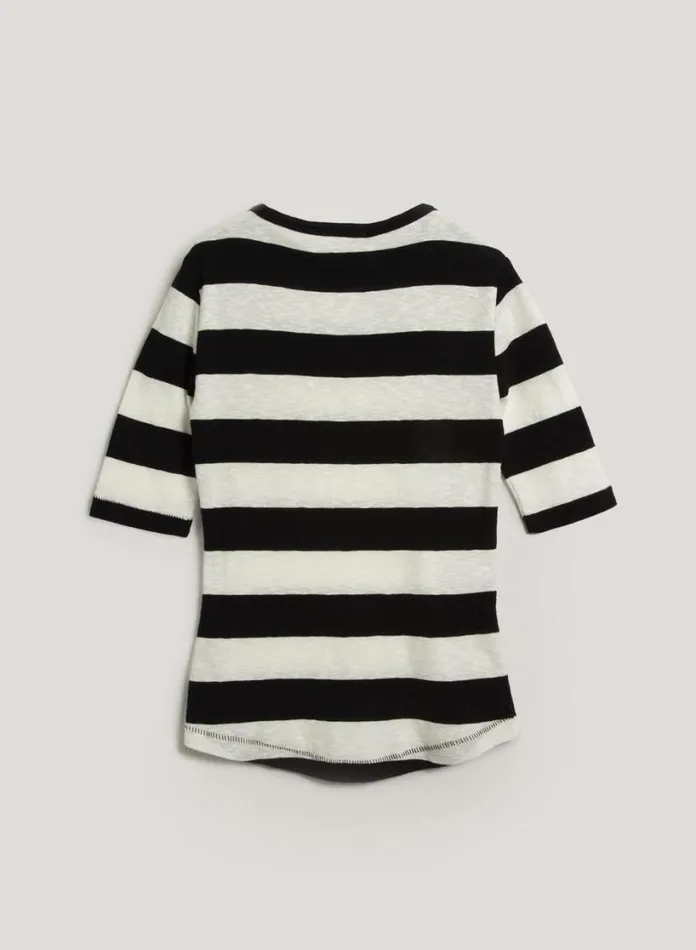 YMC Charlotte Top Black Multi Womens TShirts